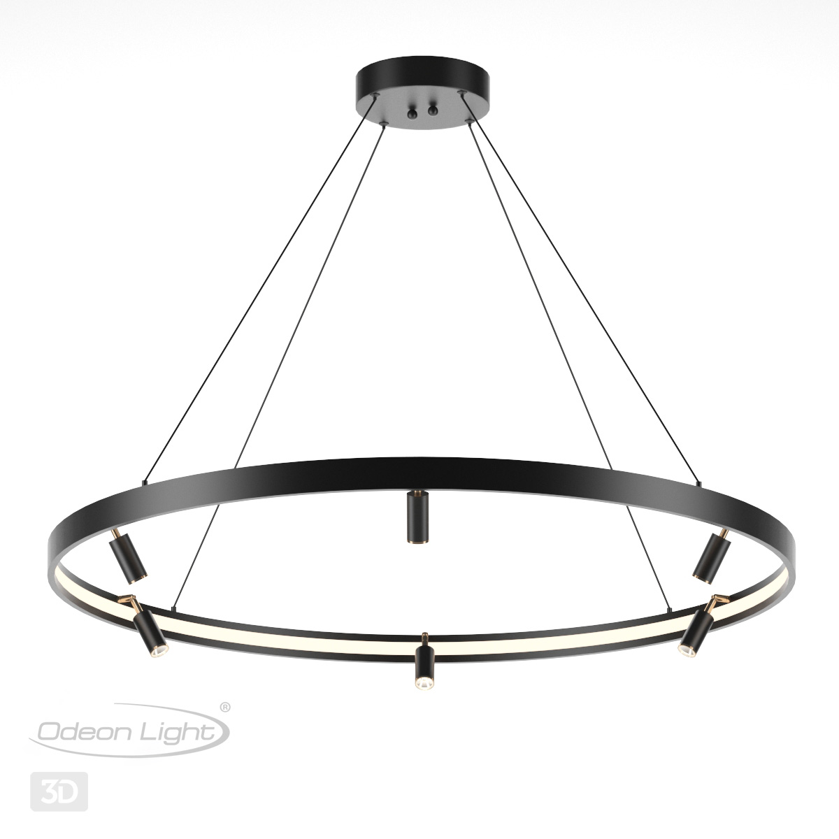 Подвесная светодиодная люстра Odeon Light Hightech Fonda 4317/93L фото