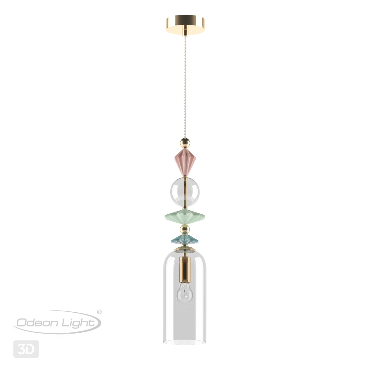 Подвесной светильник Odeon Light Classic Bizet 4855/1 фото