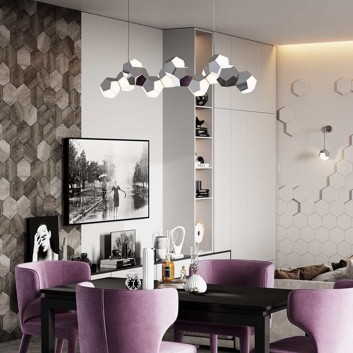 Настенный светильник Odeon Light Hightech Bingo 4304/7WL фото