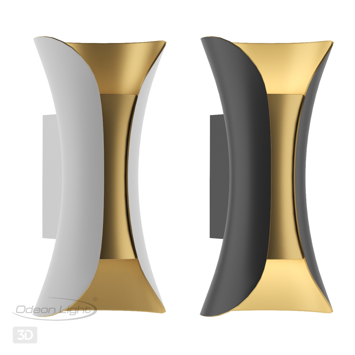 Уличный настенный светодиодный светильник Odeon Light Hightech Krista 3886/6WG фото