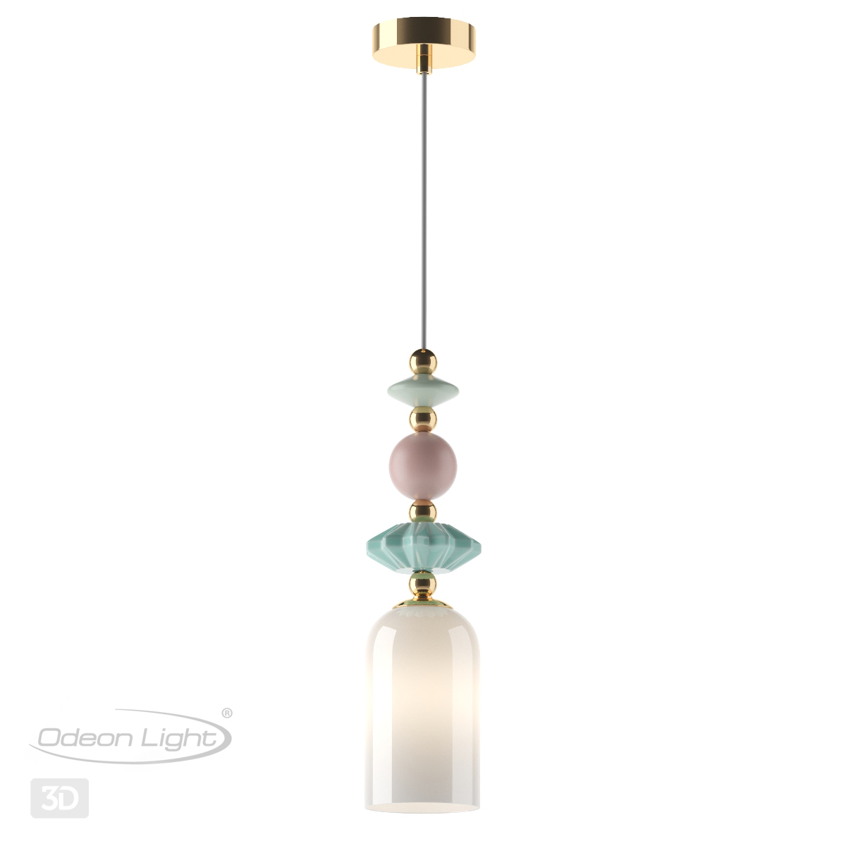 Подвесной светильник Odeon Light Classic Candy 4861/1B фото