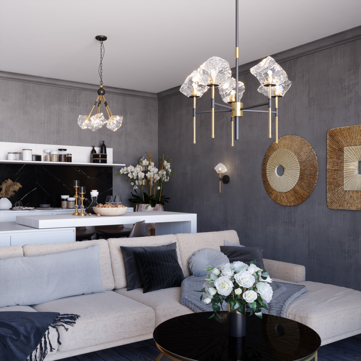 Подвесной светильник Odeon Light Loft Stono 4789/1 фото