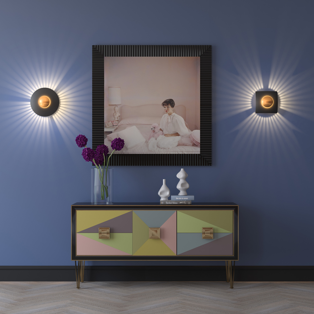 Настенный светодиодный светильник Odeon Light Midcent Adamas 4223/13WL фото