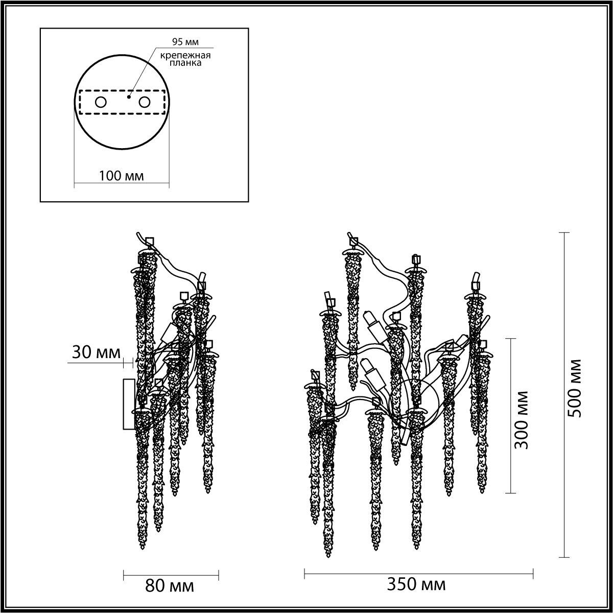 Бра ODEON LIGHT 5005/3W фото
