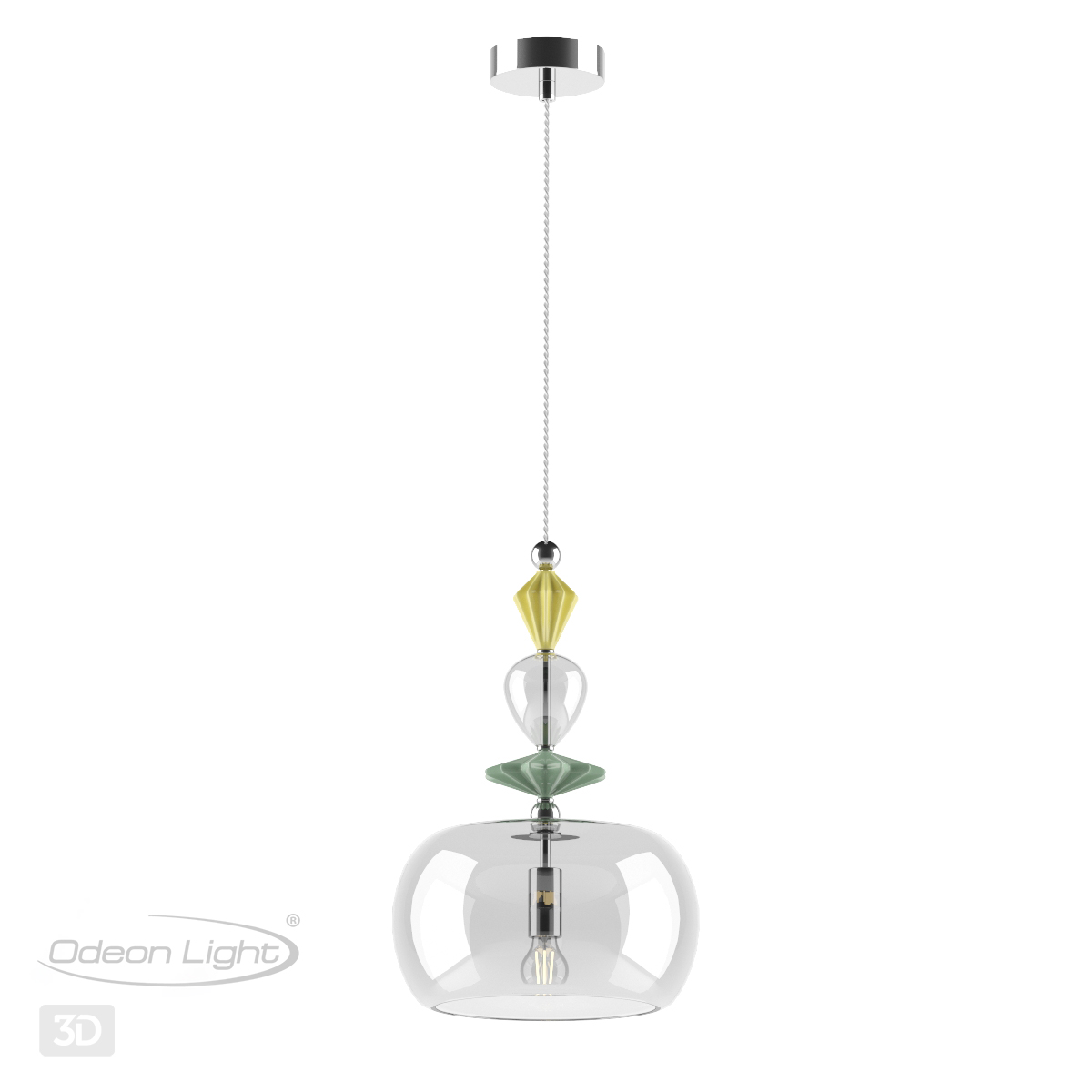 Подвесной светильник Odeon Light Classic Bizet 4893/1A фото