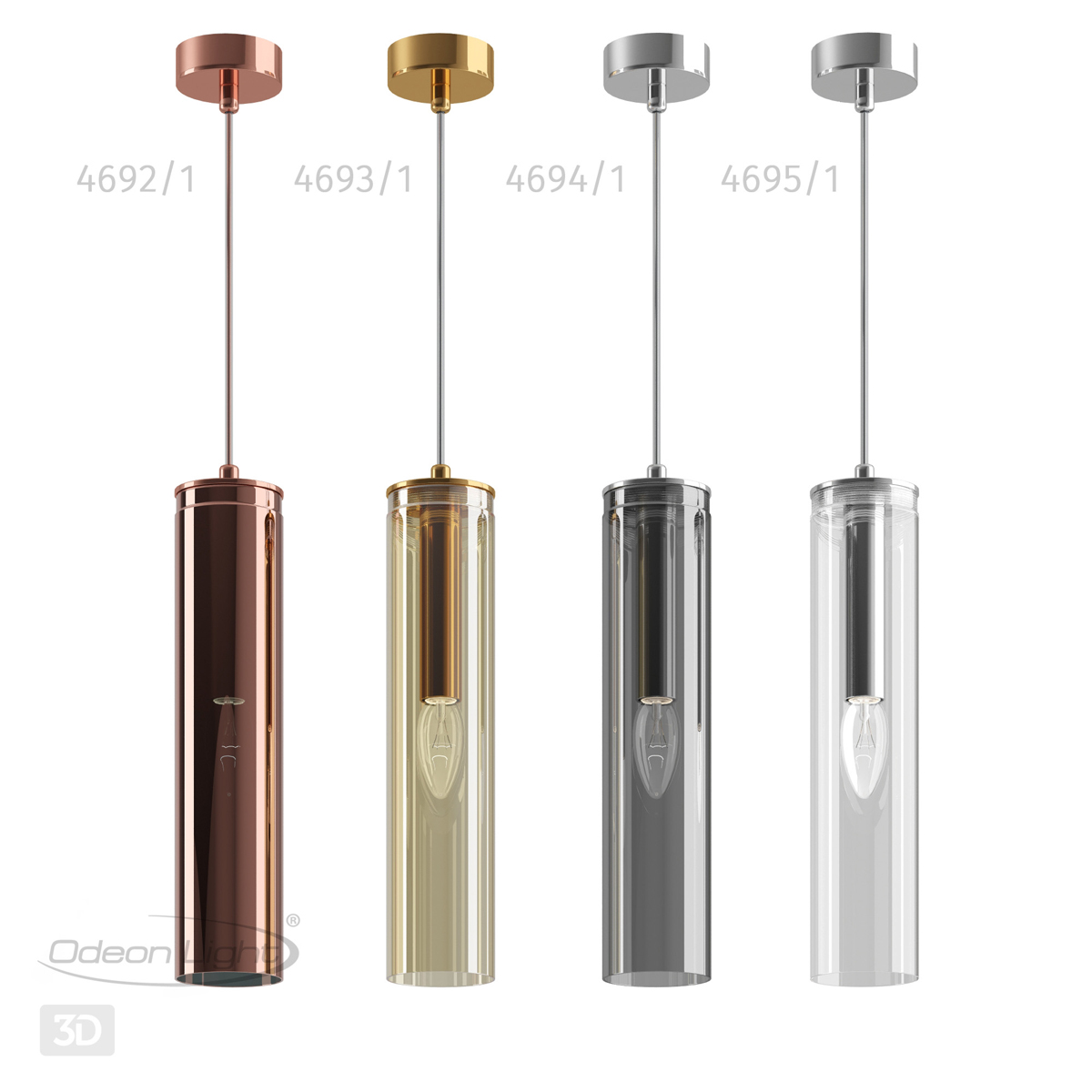 Подвесной светильник Odeon Light Pendant Klum 4693/1 фото
