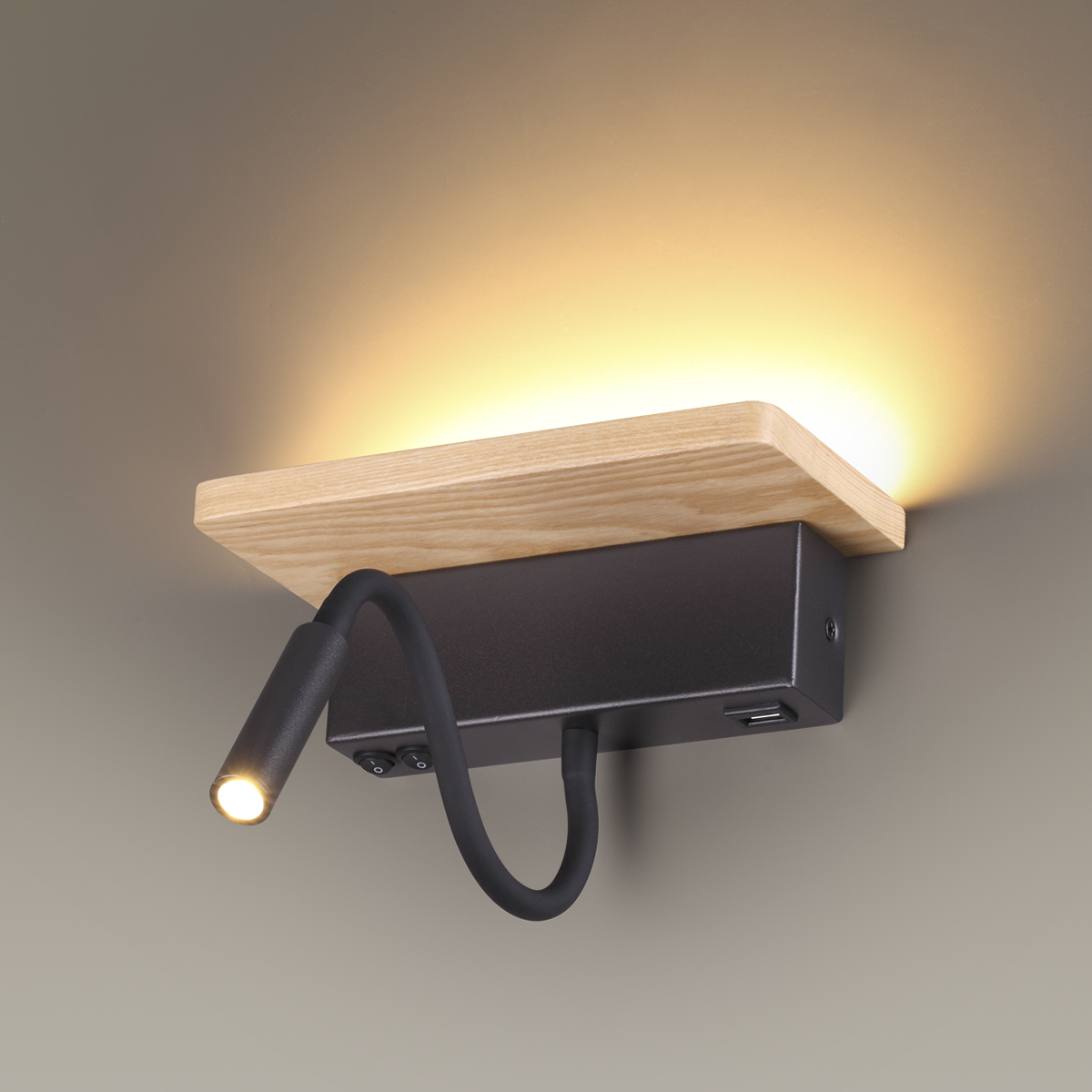 Бра Odeon Light Hightech Woody 3868/8WL фото