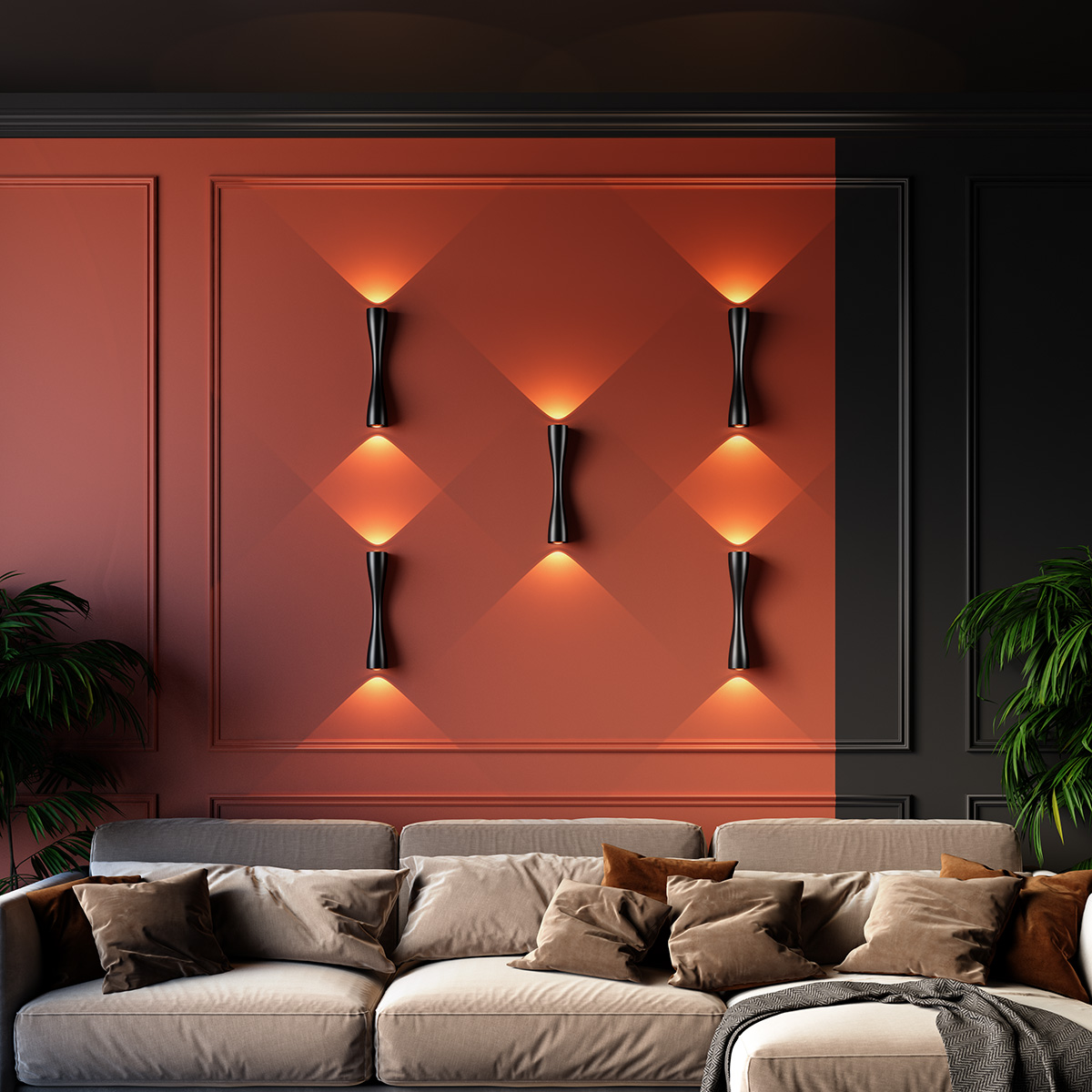 Настенный светодиодный светильник Odeon Light Hightech Anika 4291/10WL фото