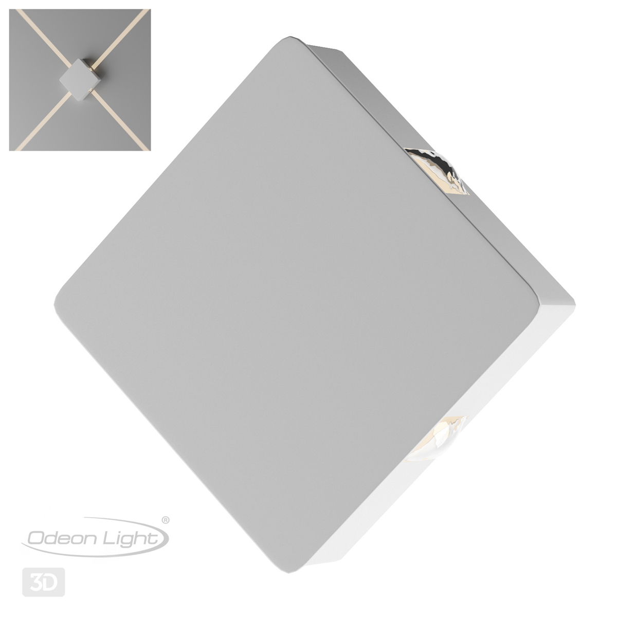 Настенный светодиодный светильник Odeon Light Hightech Vista 4258/8WL фото