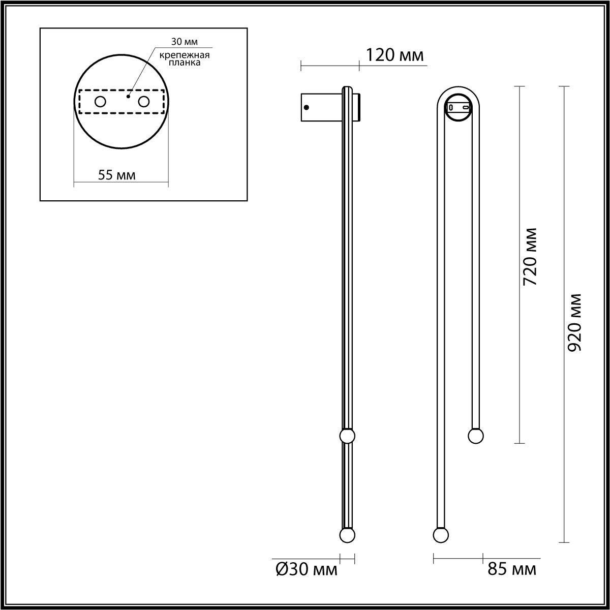Настенный светильник ODEON LIGHT 6633/18WL фото