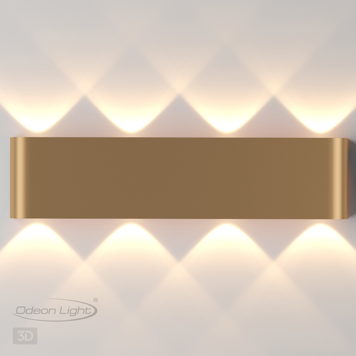 Настенный светодиодный светильник Odeon Light Hightech Magnum 3893/8WL фото