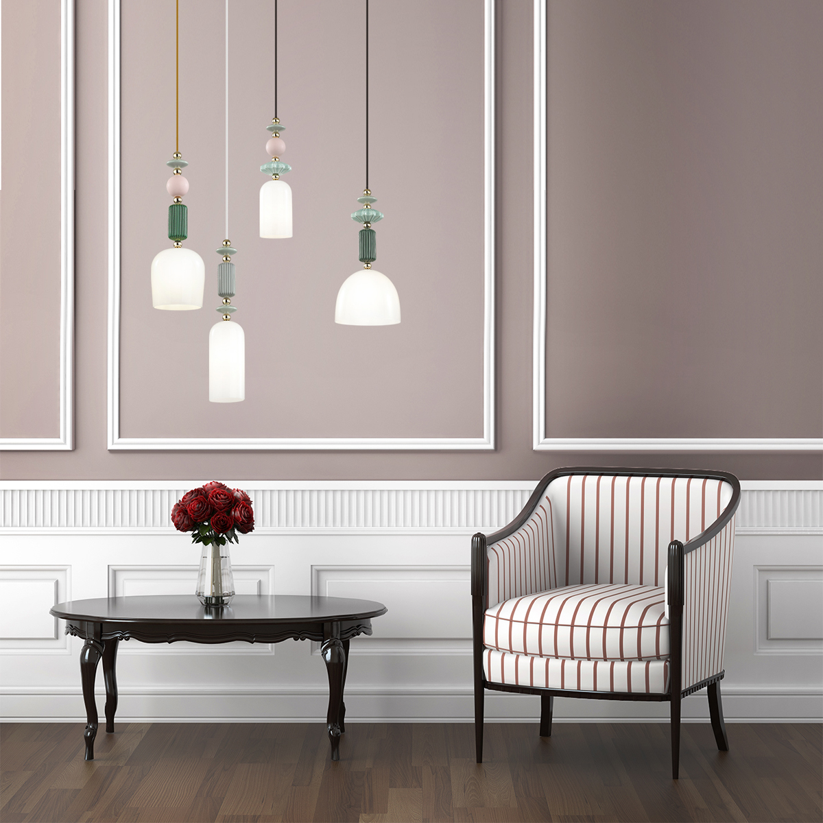 Подвесной светильник Odeon Light Classic Candy 4861/1B фото