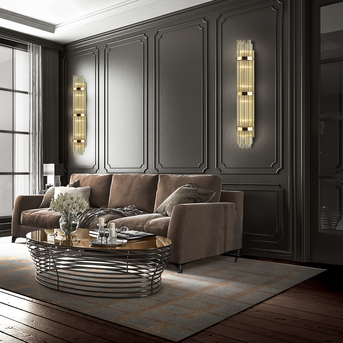 Настенный светильник Odeon Light Hall Empire 4854/6W фото