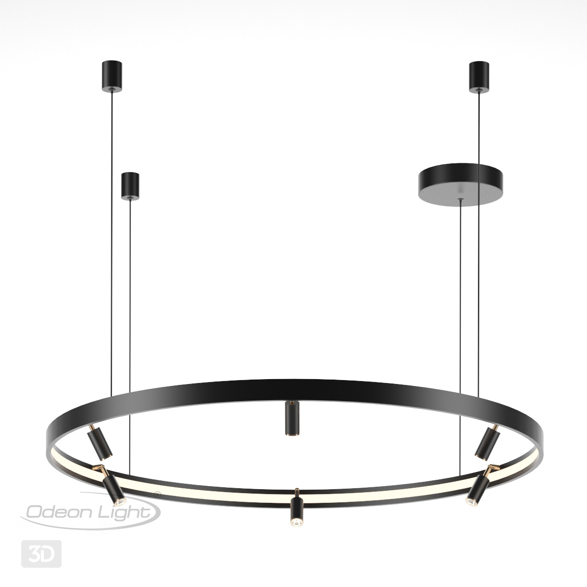 Подвесная светодиодная люстра Odeon Light Hightech Fonda 4317/93L фото