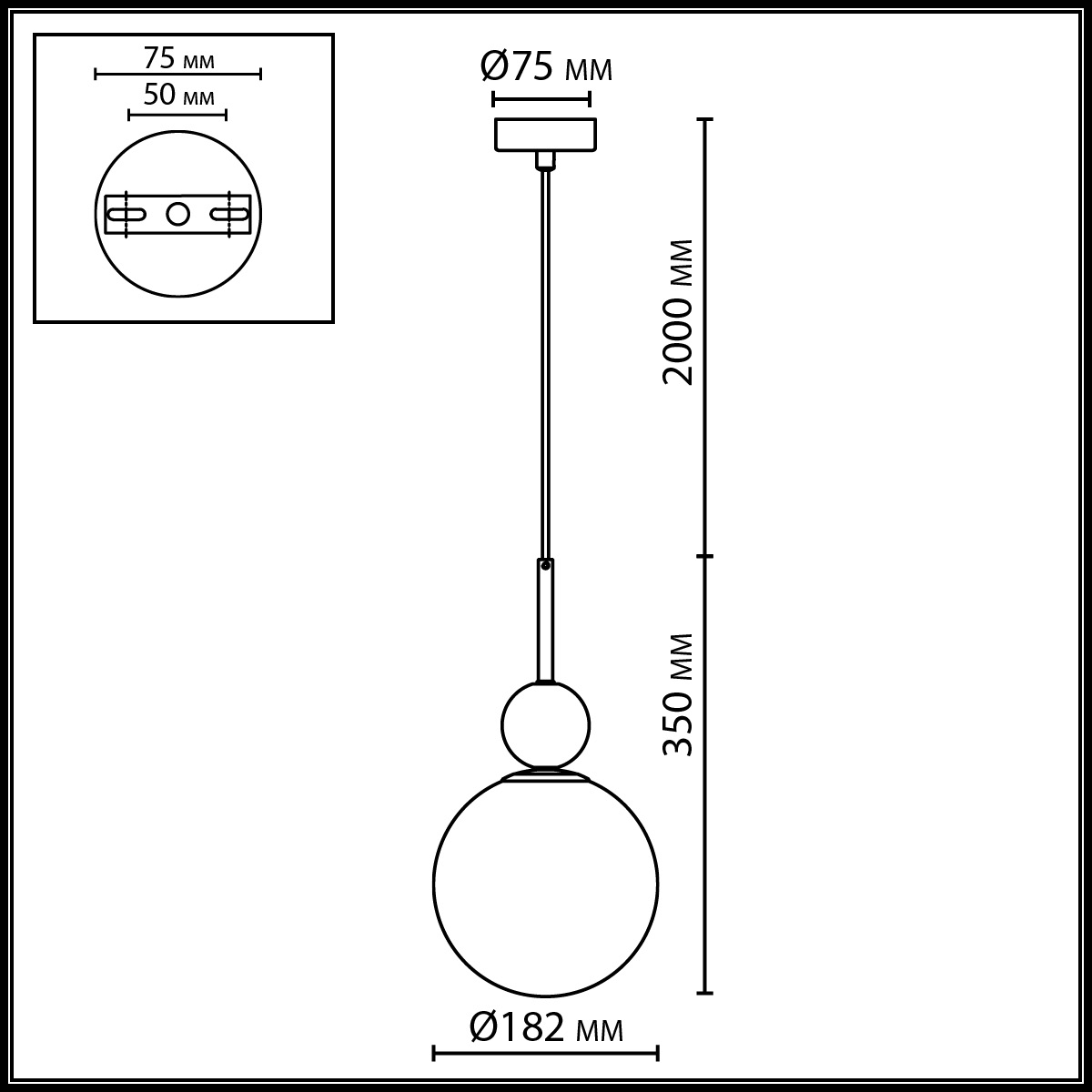 Подвесной светильник ODEON LIGHT 6625/1A фото