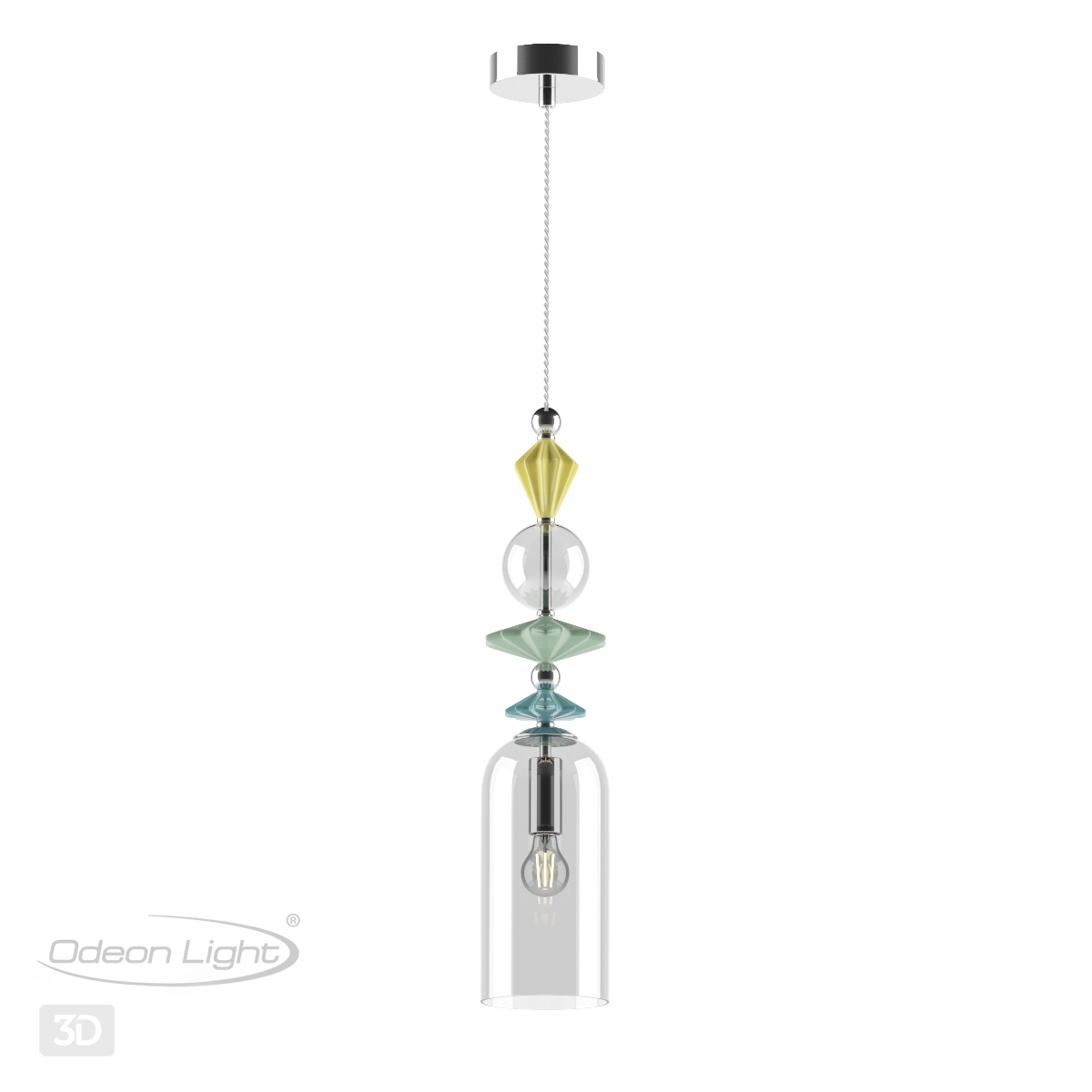 Подвесной светильник Odeon Light Classic Bizet 4893/1 фото