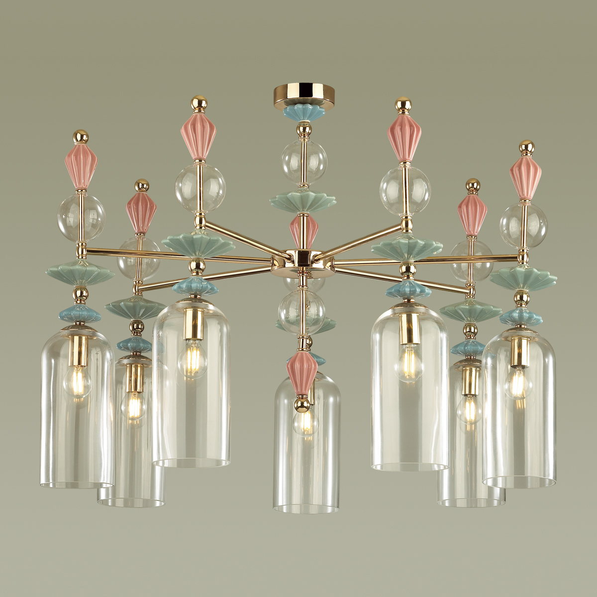Каскадная люстра Odeon Light 4855/7C фото