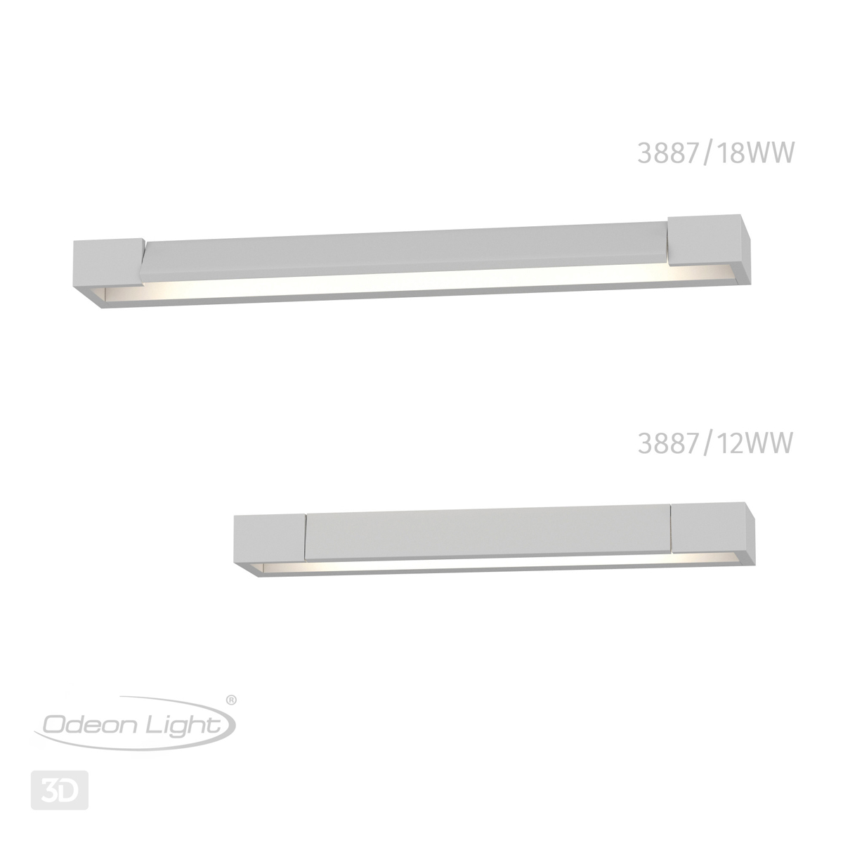 Настенный светодиодный светильник Odeon Light Hightech Arno 3887/12WW фото