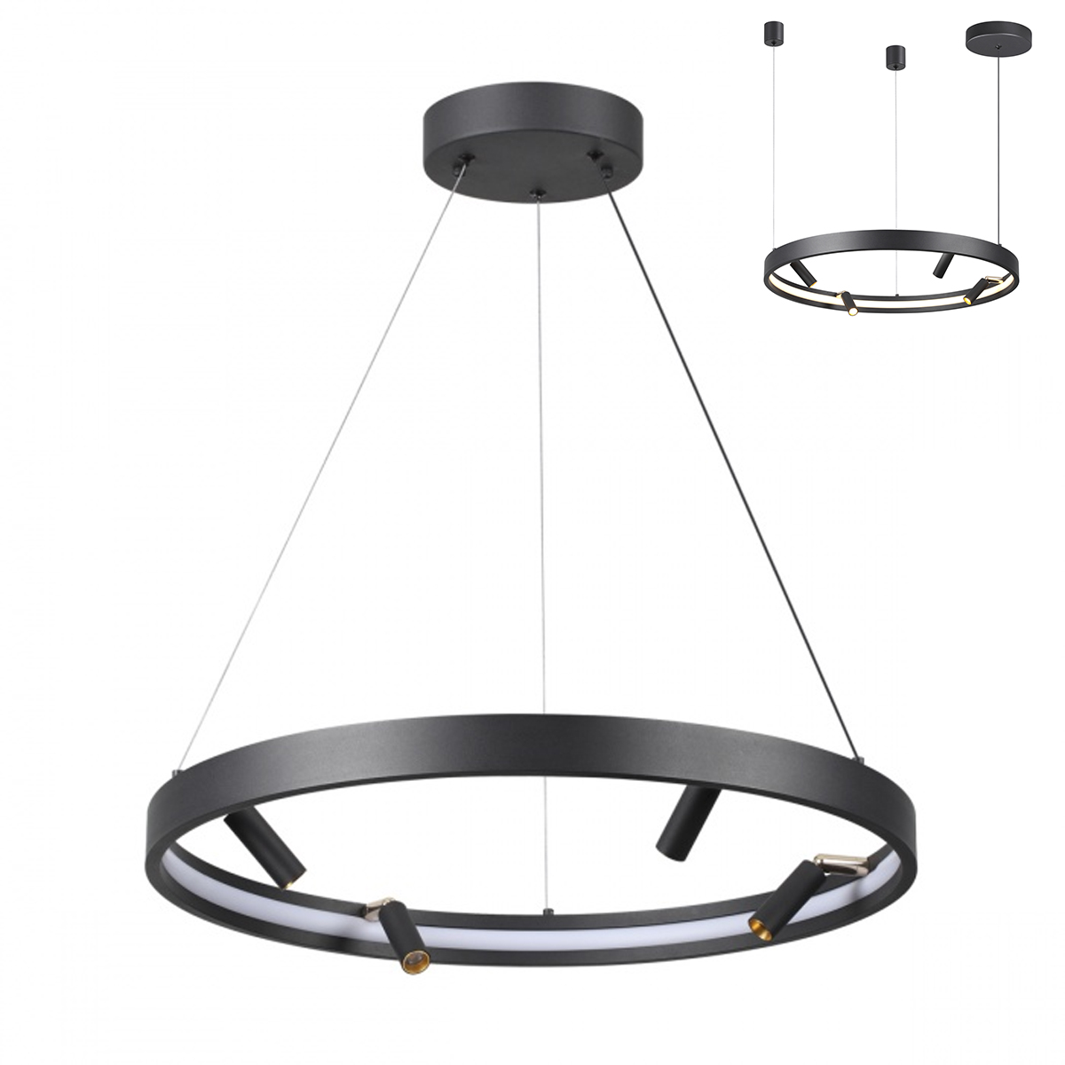 Подвесная светодиодная люстра Odeon Light Hightech Fonda 4317/58L фото