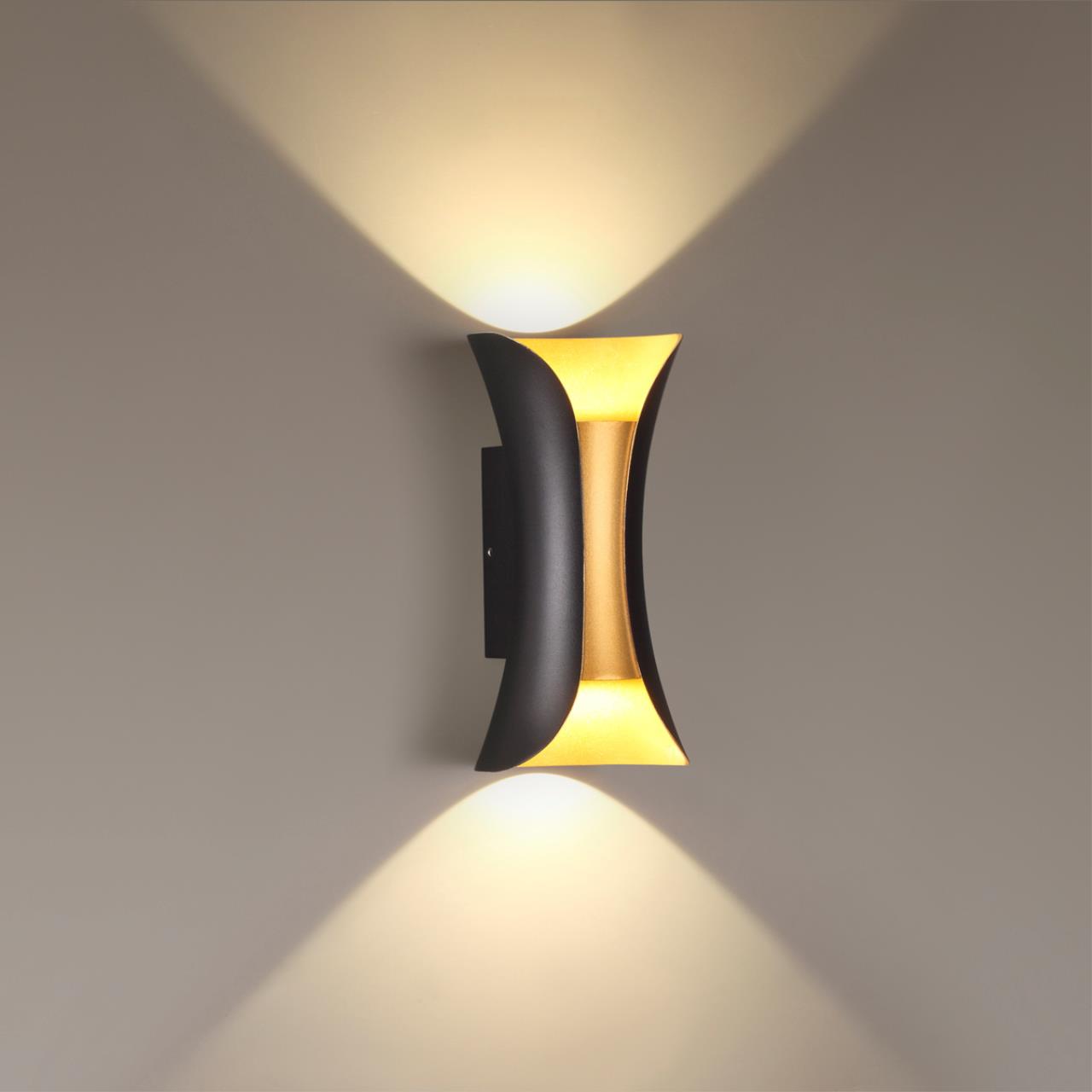 Уличный настенный светодиодный светильник Odeon Light Hightech Krista 3886/6BG фото