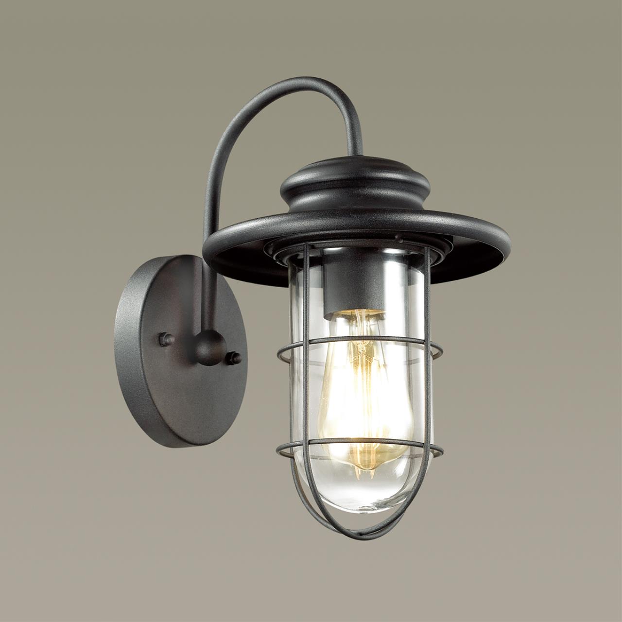 Уличный настенный светильник Odeon Light Nature Helm 4171/1W фото