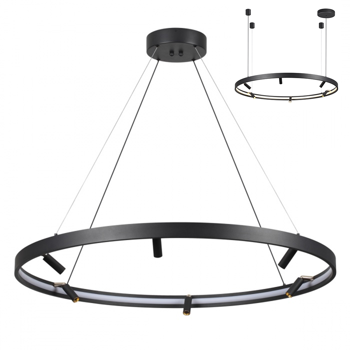 Подвесная светодиодная люстра Odeon Light Hightech Fonda 4317/93L фото