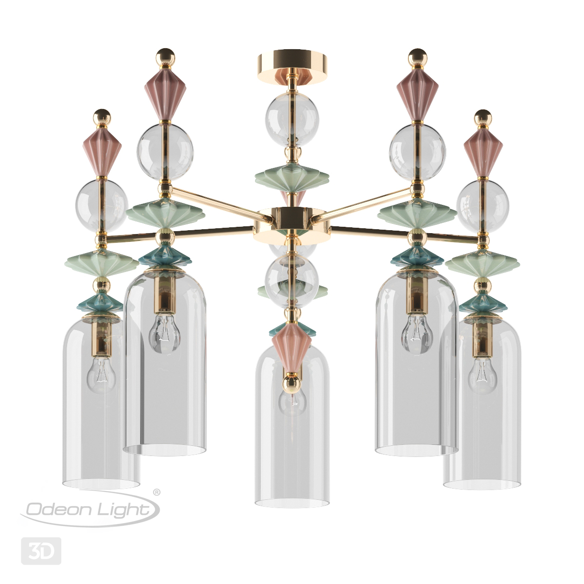 Потолочная люстра Odeon Light 4855/5C фото