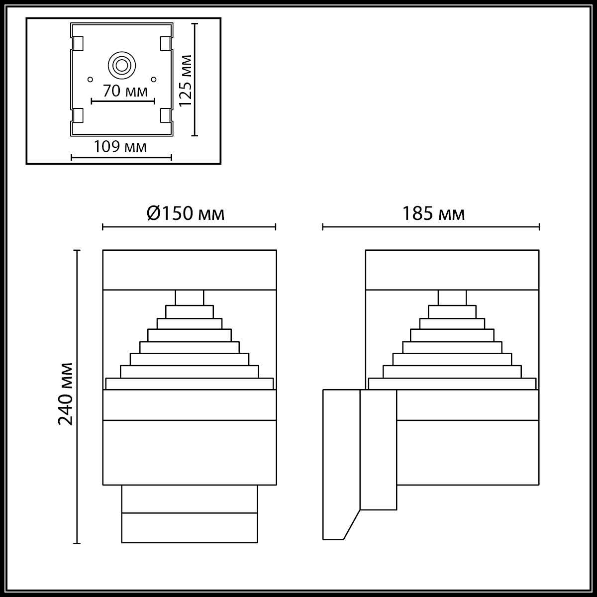 Уличный фасадный светильник ODEON LIGHT 7140/20WL фото