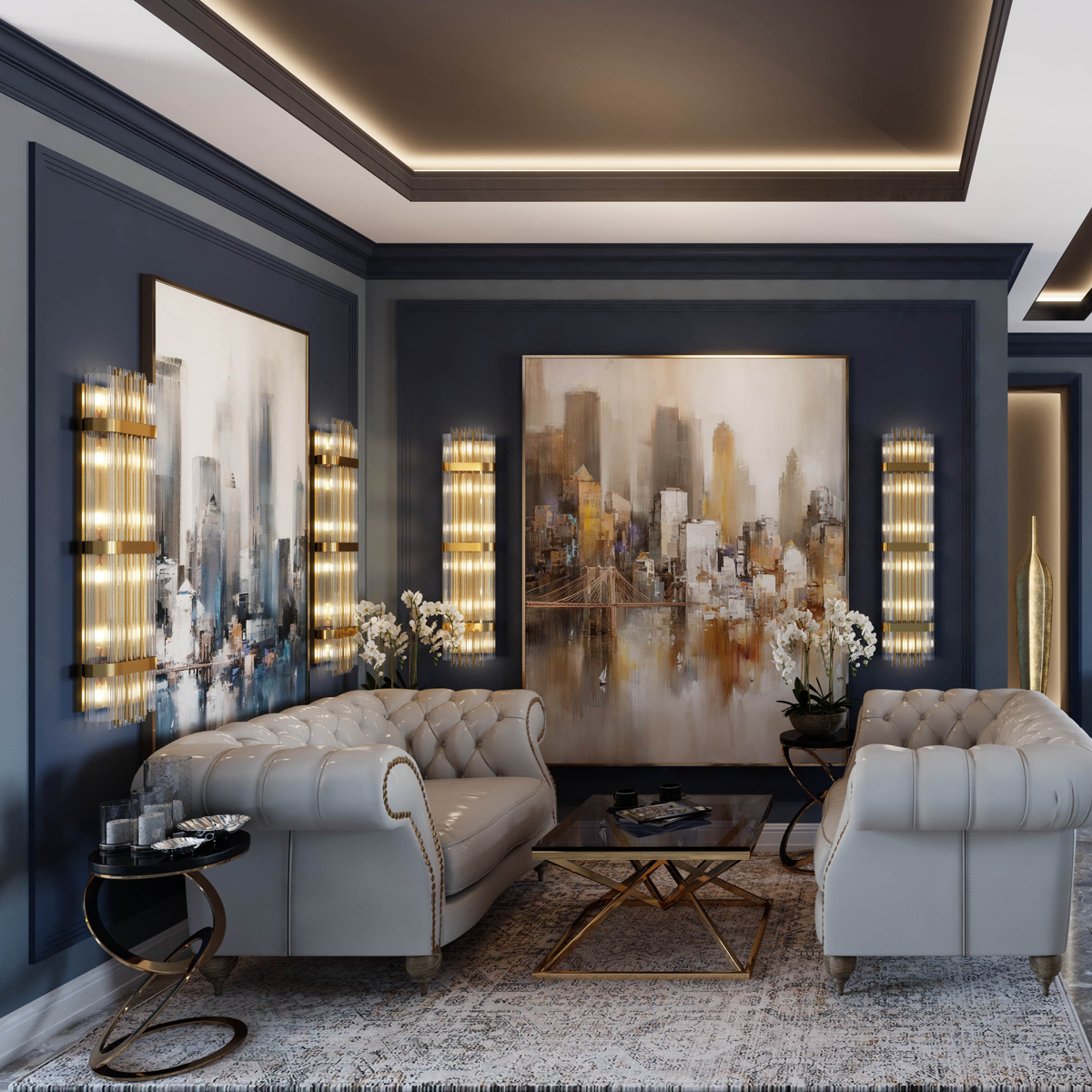 Настенный светильник Odeon Light Hall Empire 4853/6W фото
