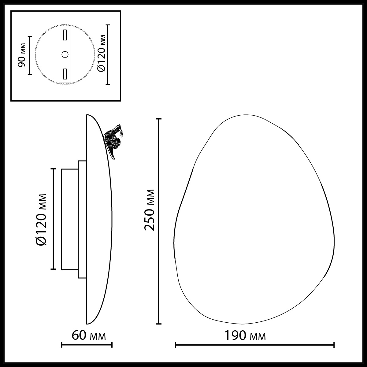 Настенный светильник ODEON LIGHT 7068/8WL фото