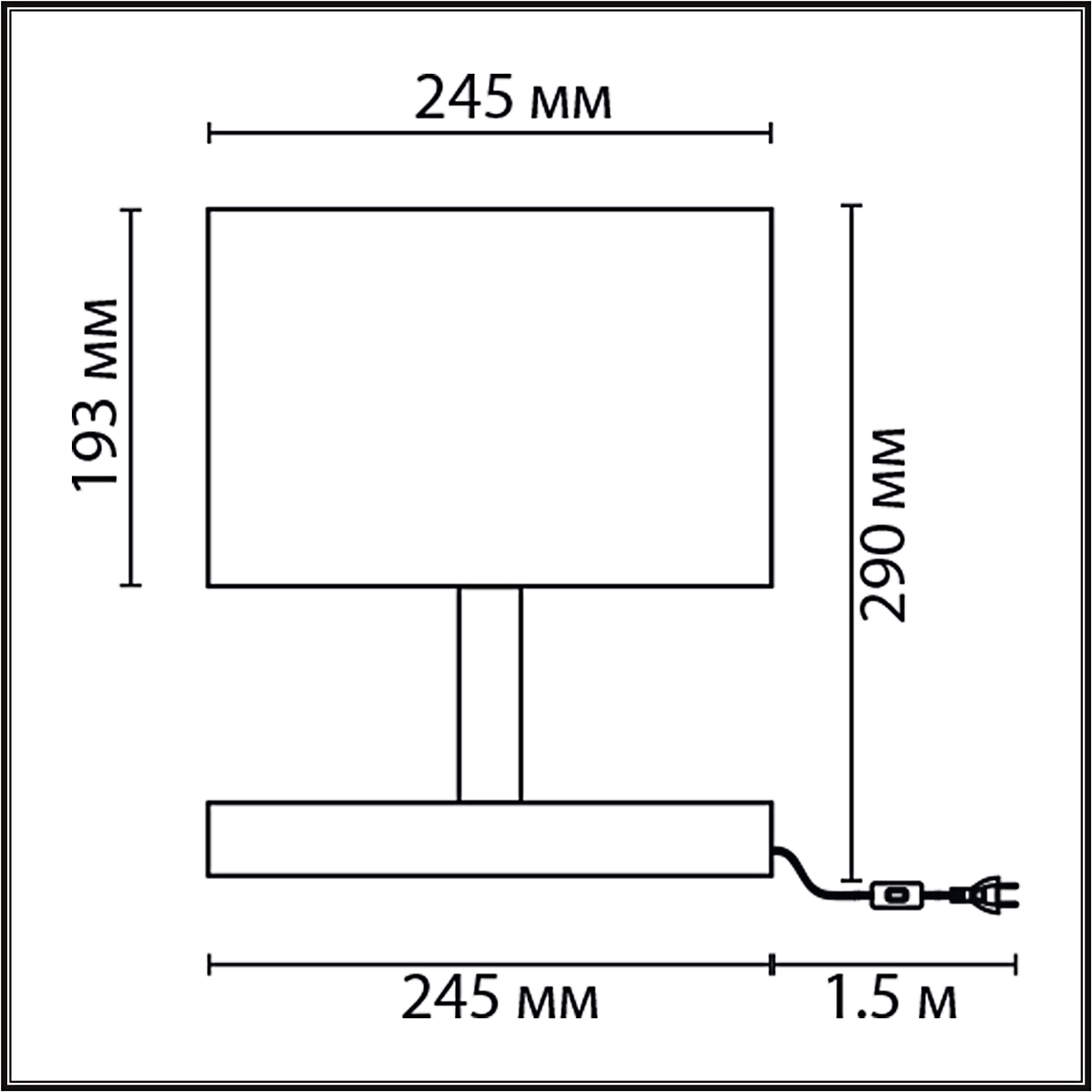 Настольная лампа LUMION 8201/1T фото