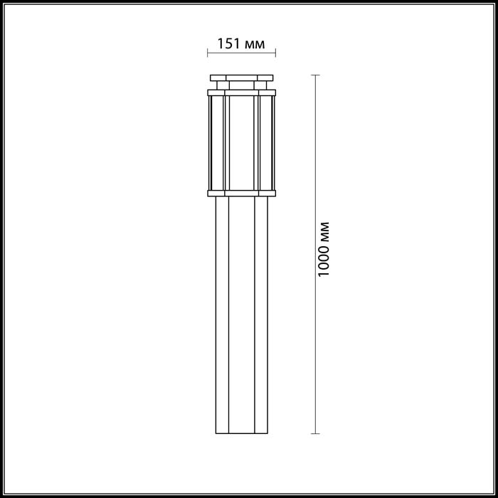 Уличный светильник Odeon Light Nature Gino 4048/1F фото