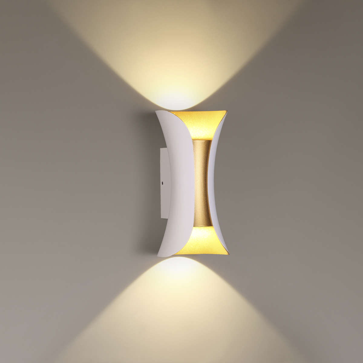 Уличный настенный светодиодный светильник Odeon Light Hightech Krista 3886/6WG фото