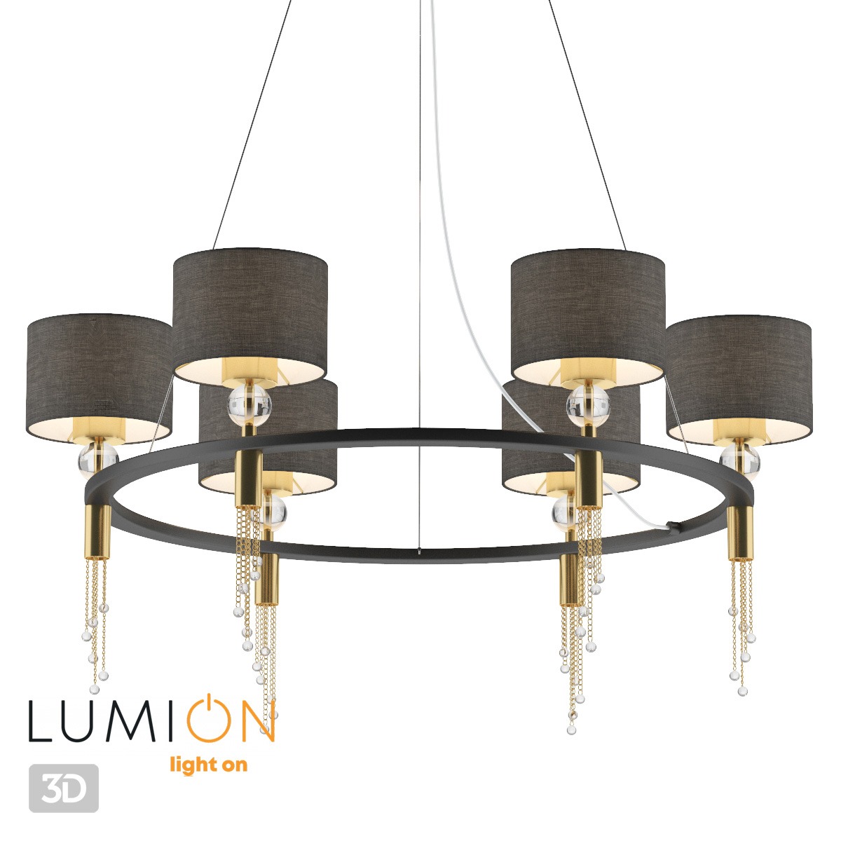 Подвесная люстра Lumion Neoclassi Santiago 4516/6 фото