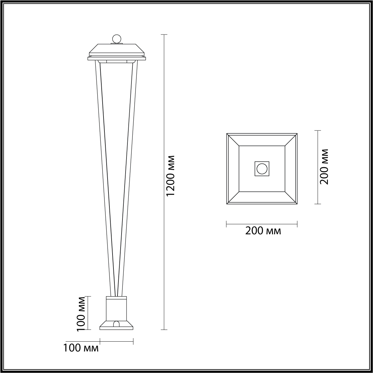 Уличный светильник ODEON LIGHT 6655/12GA3 фото