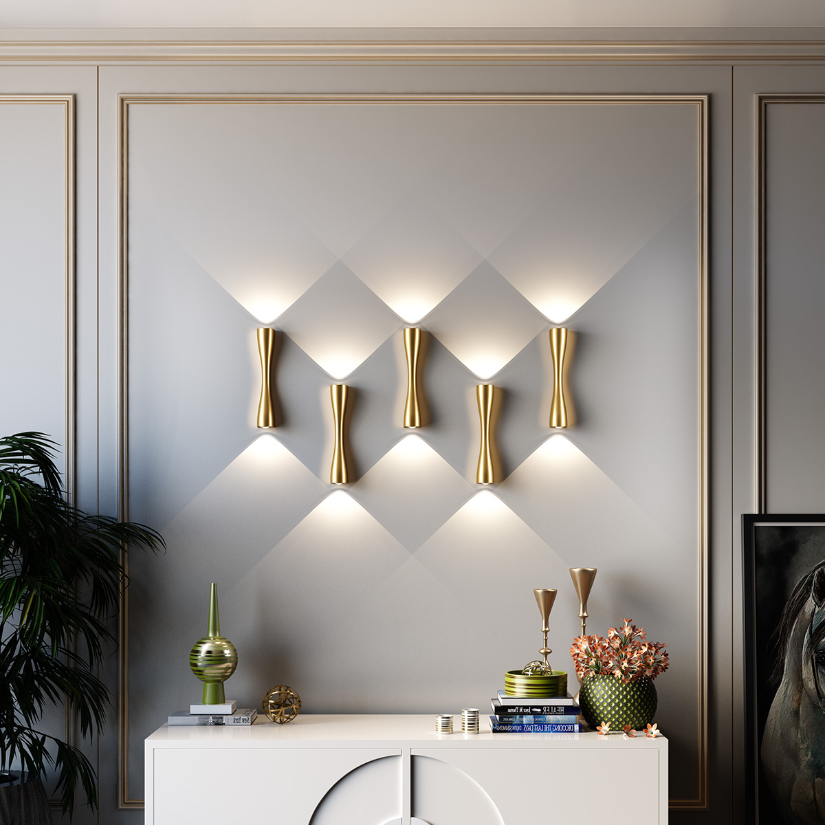 Настенный светодиодный светильник Odeon Light Hightech Anika 4292/10WL фото