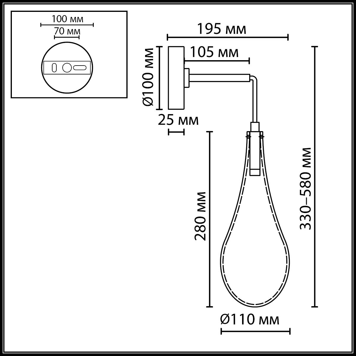 Настенный светильник ODEON LIGHT 7148/5WL фото