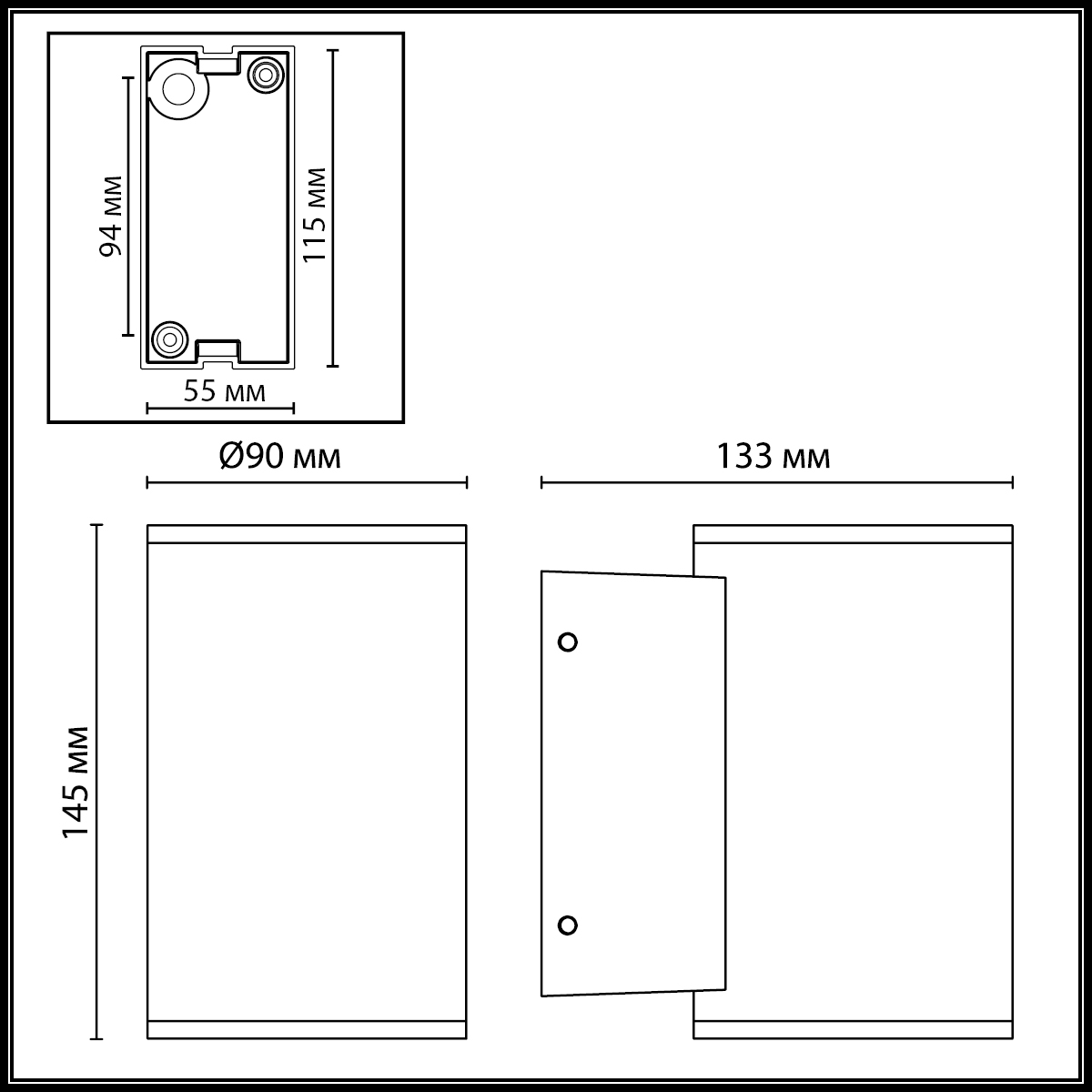 Уличный фасадный светильник ODEON LIGHT 7142/12WL фото