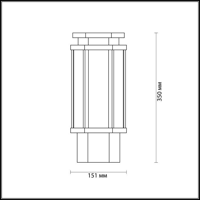 Уличный светильник Odeon Light Nature Gino 4048/1B фото