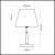 Настольная лампа Lumion Placida 2998/1T фото